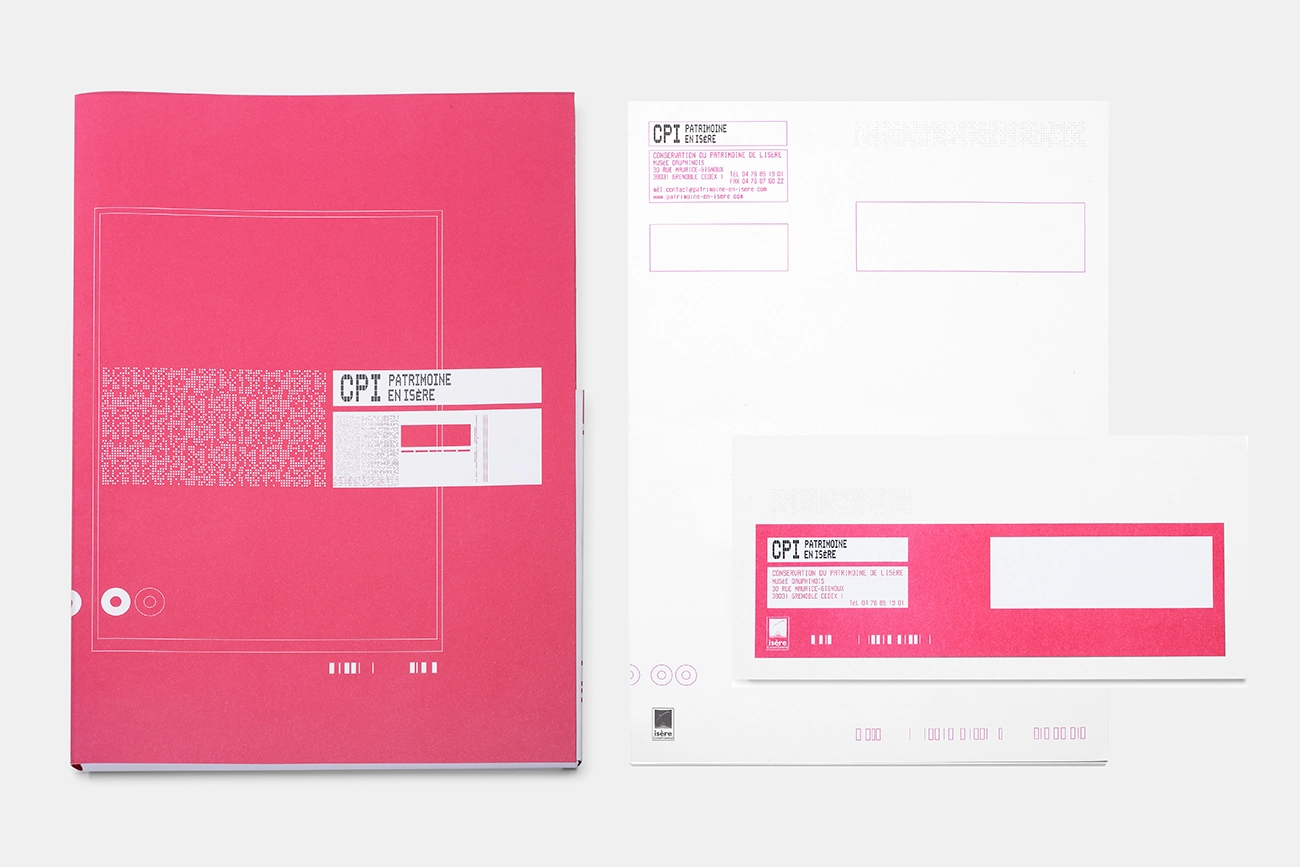 Conservation du patrimoine de l’Isère Branding©SuperRegular édition